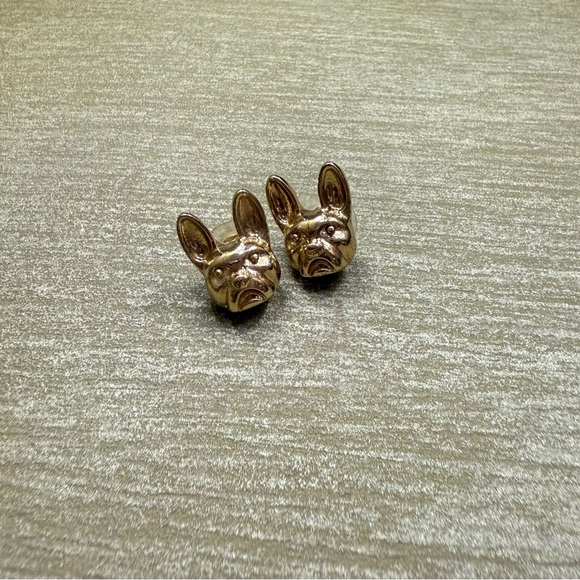 Lil Gold Frenchie Earrings - Picture 1 of 4